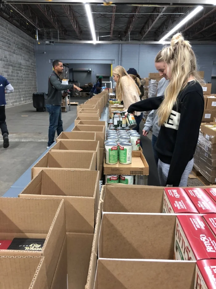 The boxes will be stored in recipients' closets in case of an emergency like a severe snow storm.