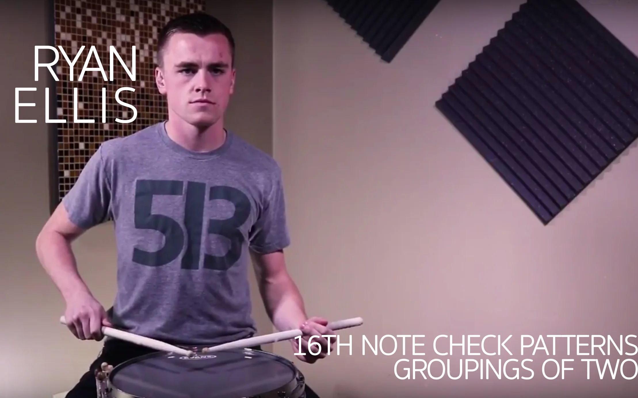 16th note check patterns groupings of two