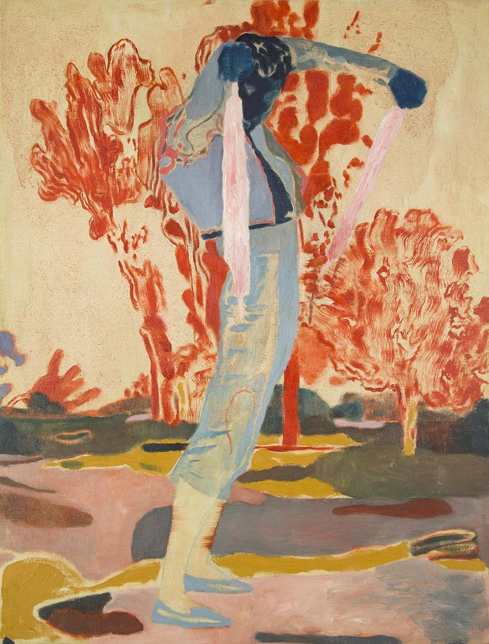 The Futility of Violence oil on linen 2017 81 x 62cm