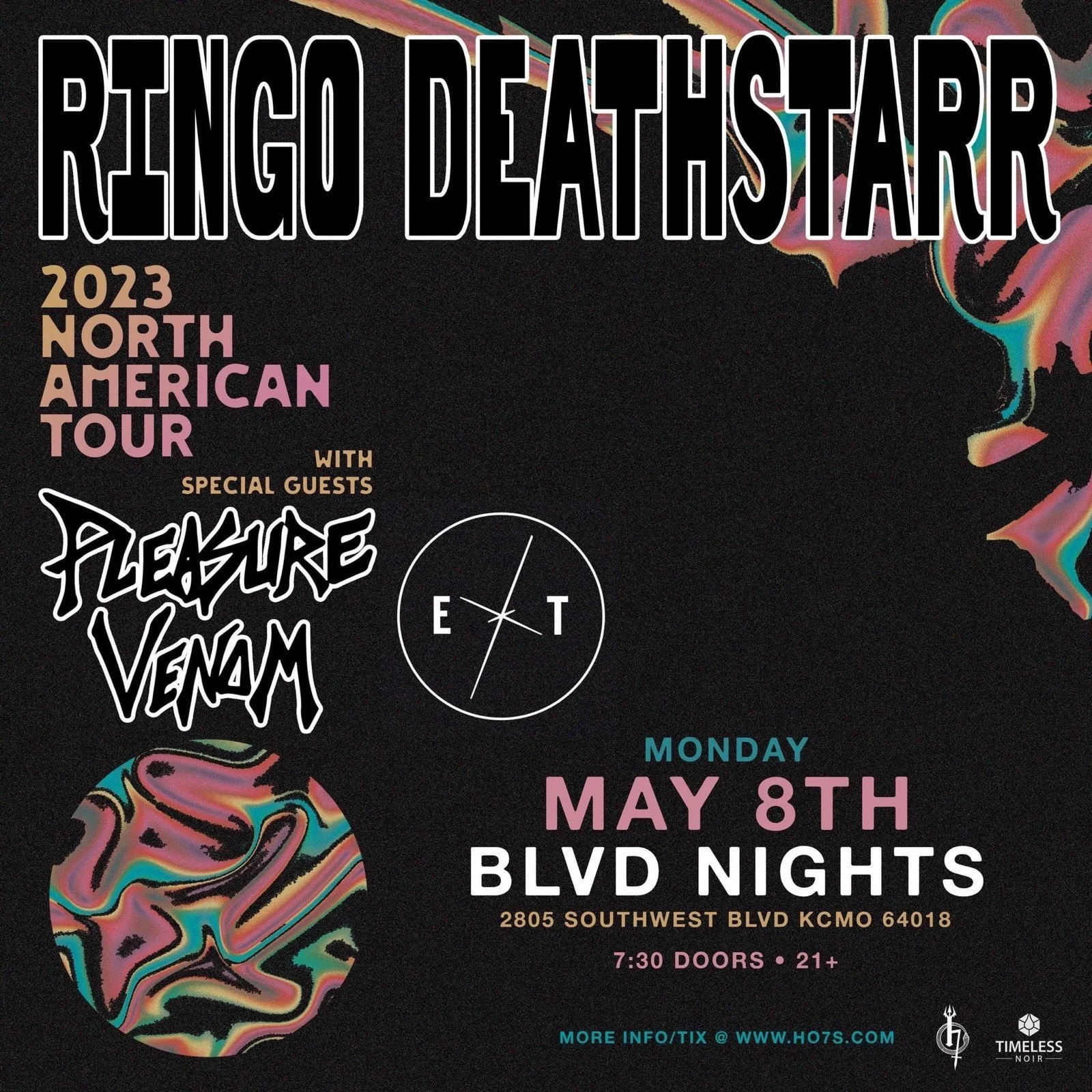 RINGO DEATHSTARR + PLEASURE VENOM + EMMALINE TWIST / BLVD NIGHTS