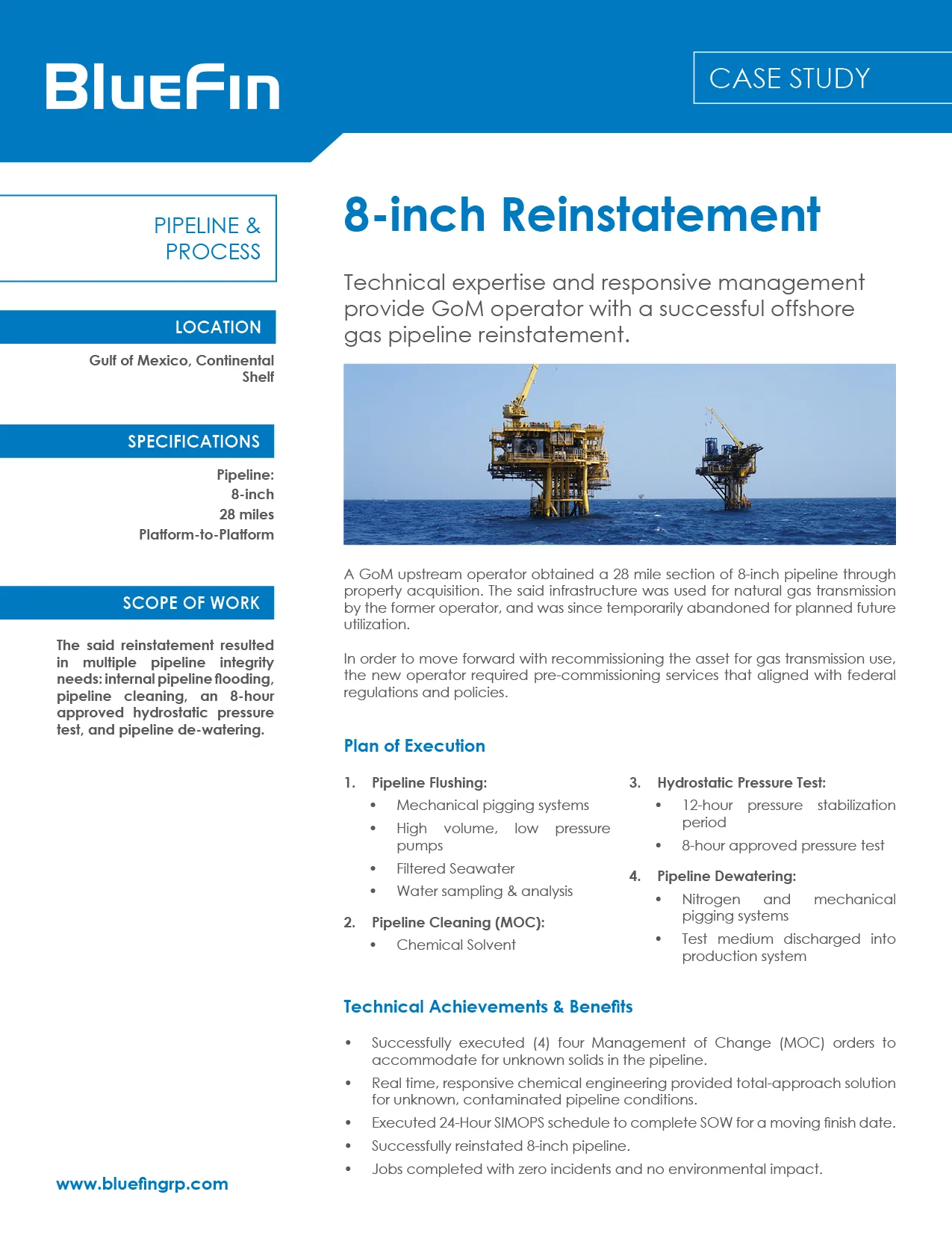 8-inch Reinstatement