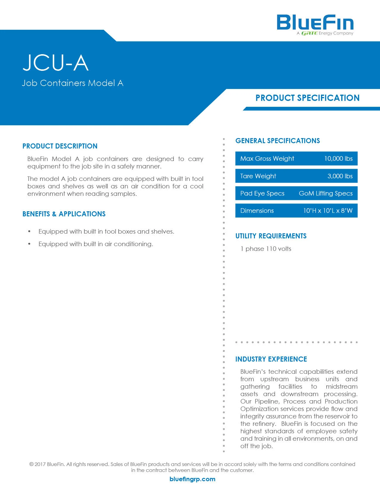 Job Containers Model A
