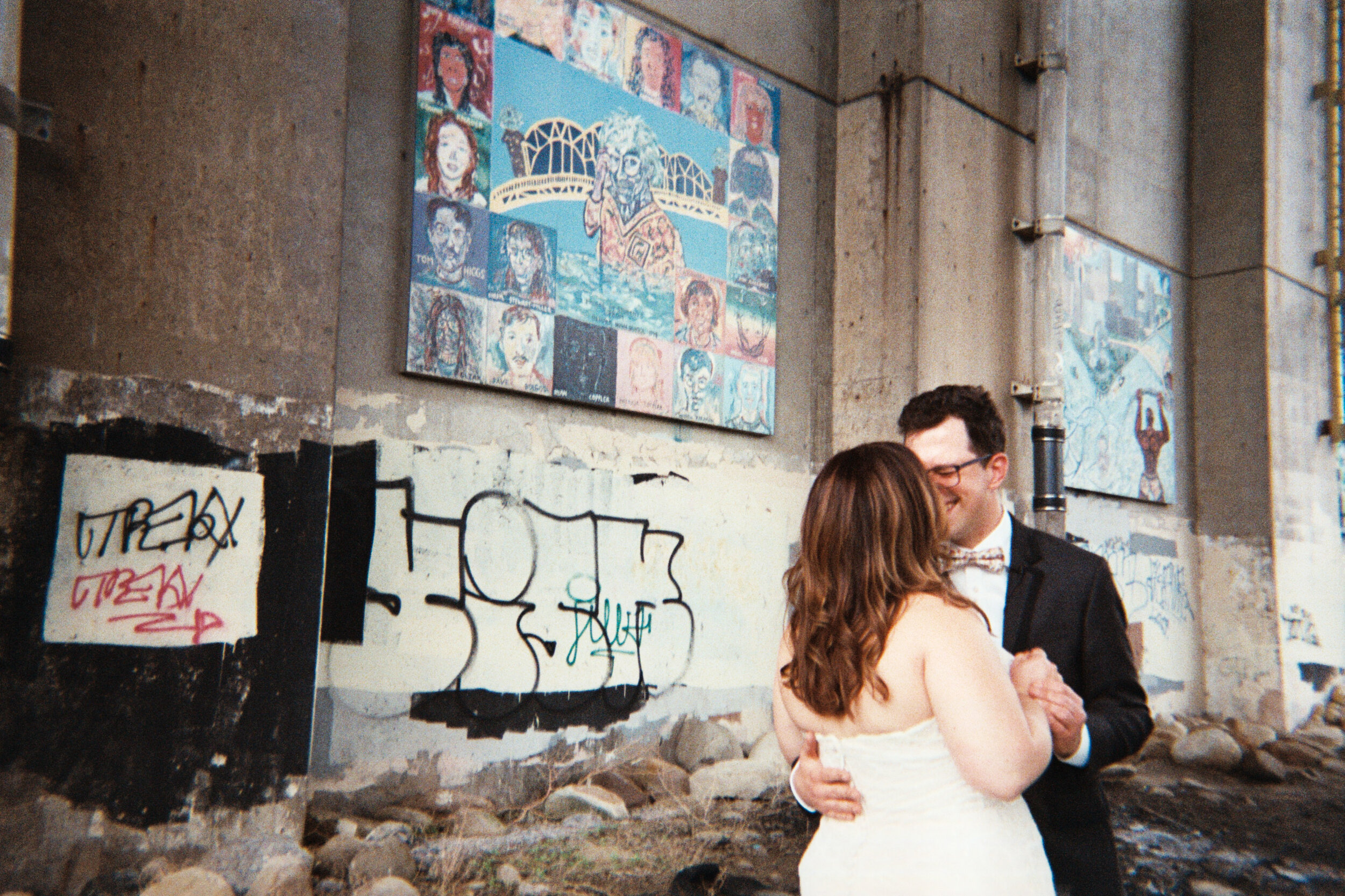 Pittsburgh NYC Film Wedding Photographer - Rat Lab - Lawrenceville - Stephanie Dave88.jpg
