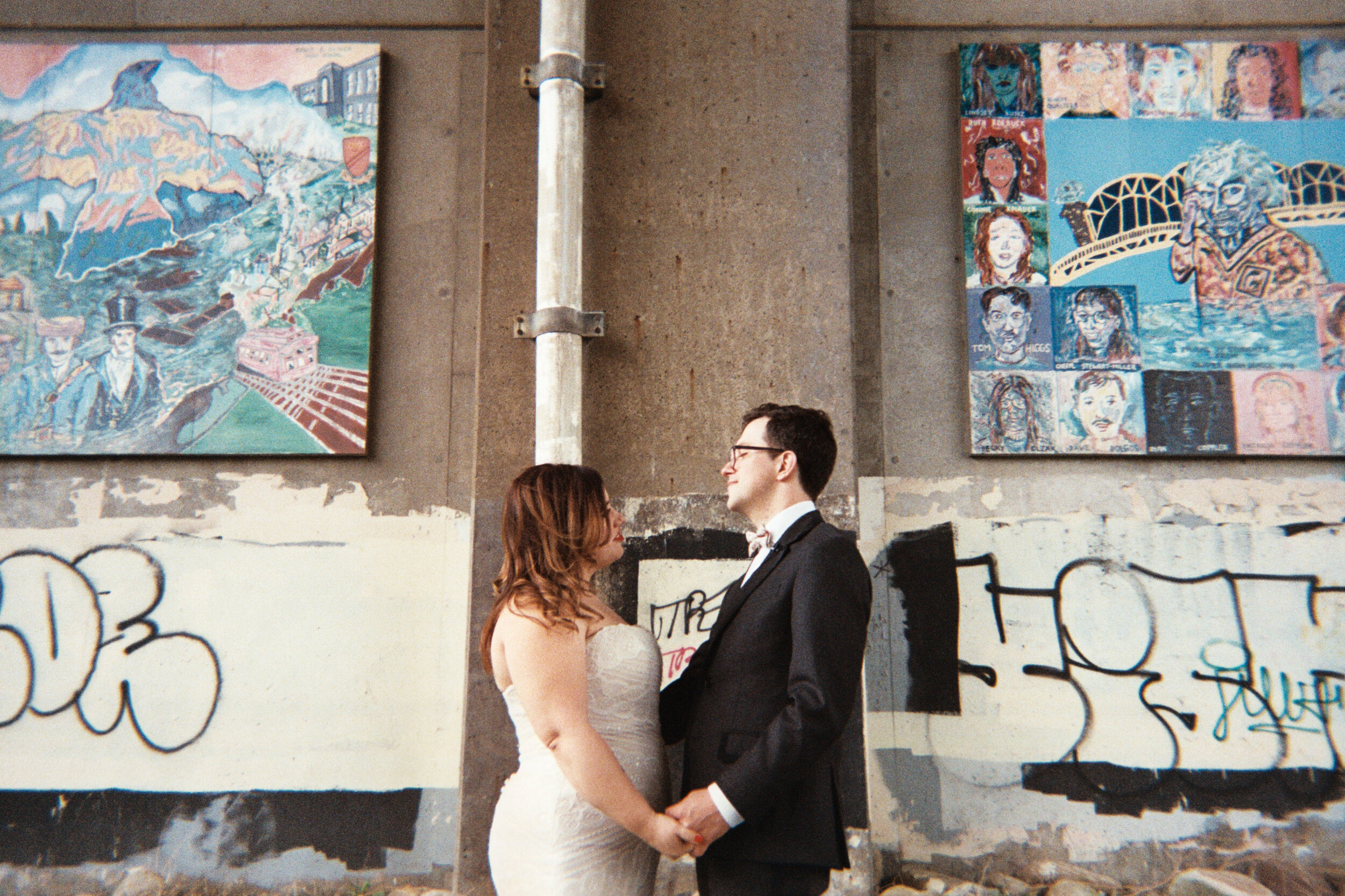 Pittsburgh NYC Film Wedding Photographer - Rat Lab - Lawrenceville - Stephanie Dave92.jpg
