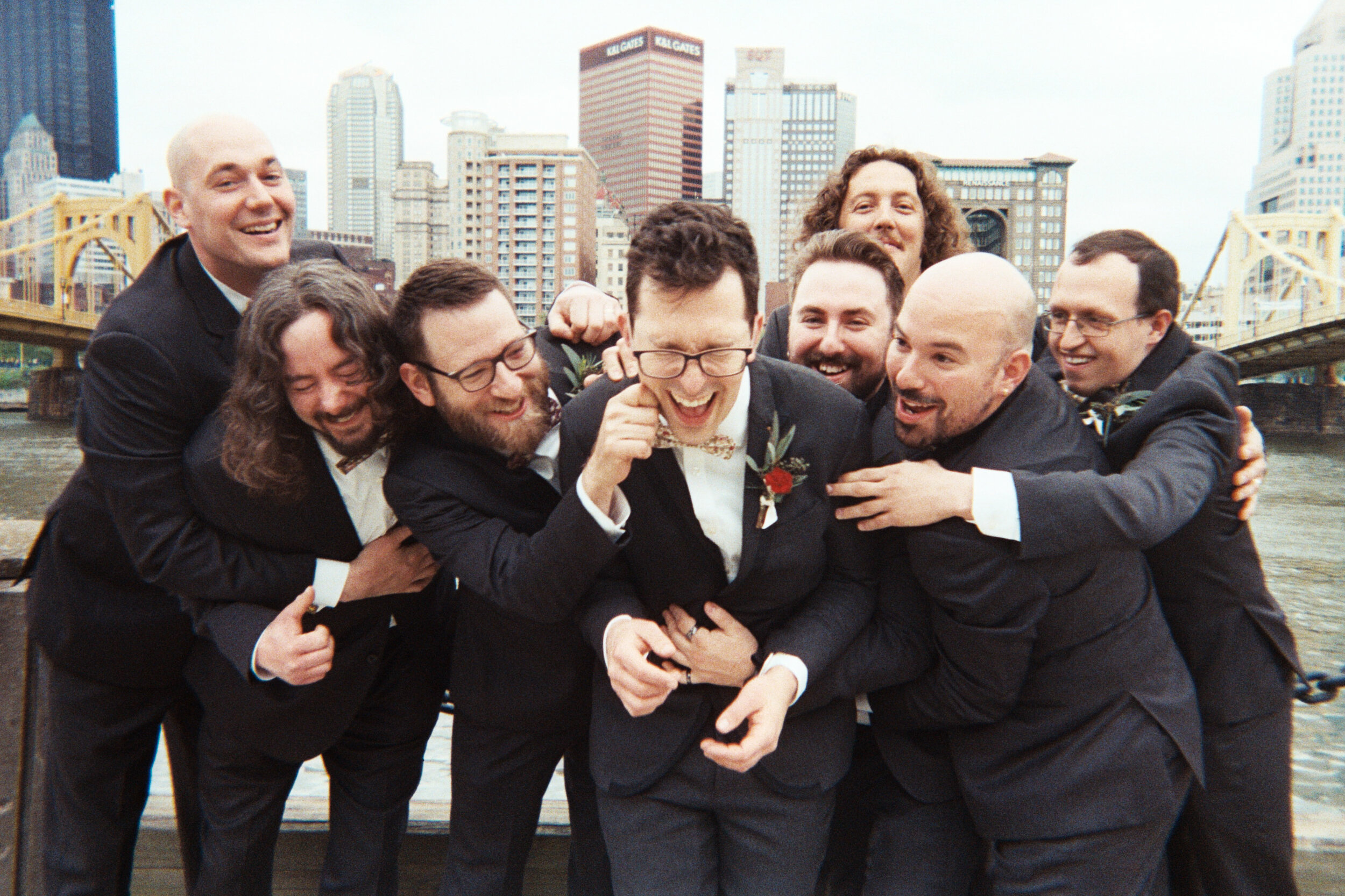 Pittsburgh NYC Film Wedding Photographer - Rat Lab - Lawrenceville - Stephanie Dave105.jpg