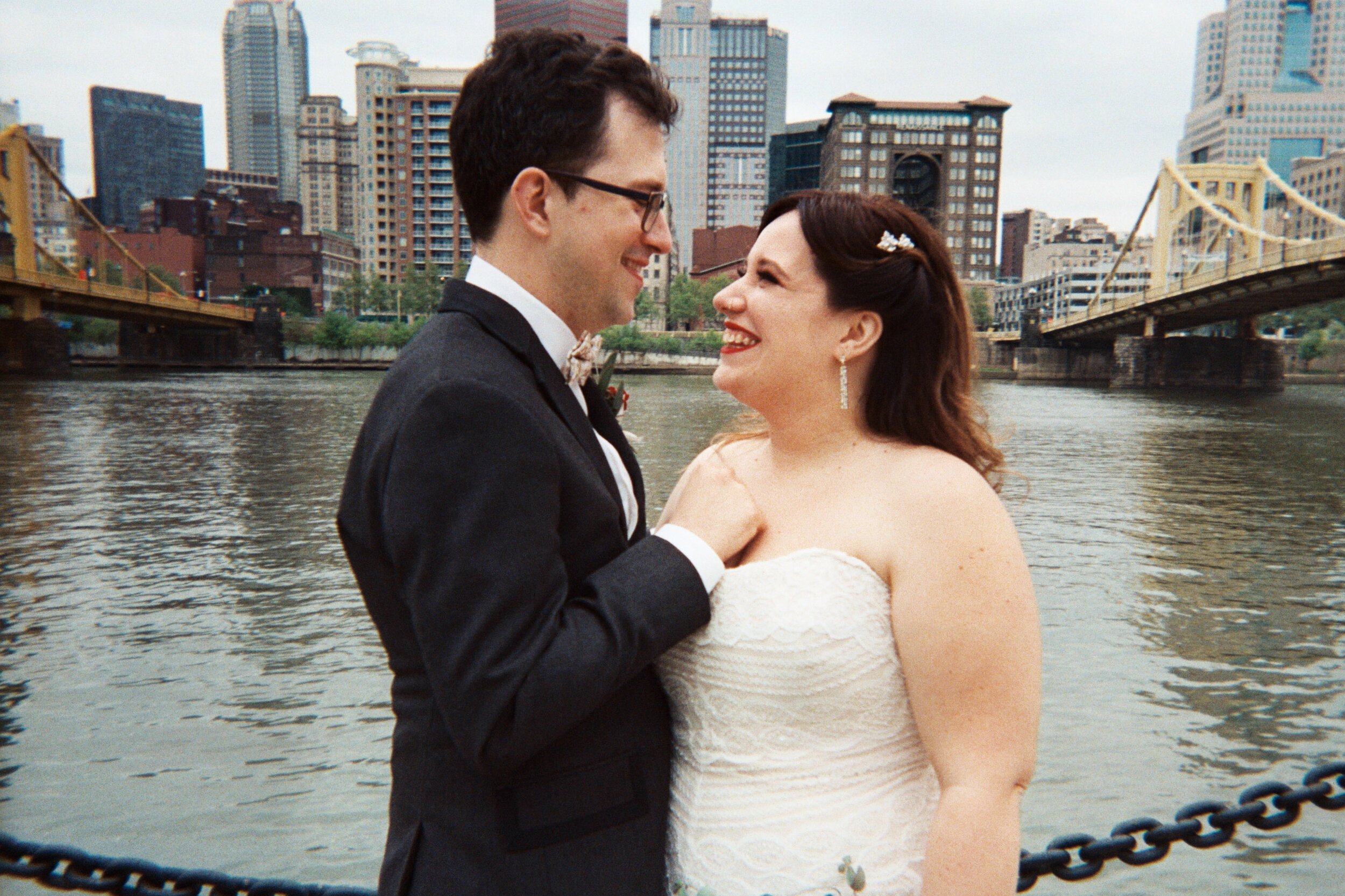 Pittsburgh NYC Film Wedding Photographer - Rat Lab - Lawrenceville - Stephanie Dave128.jpg