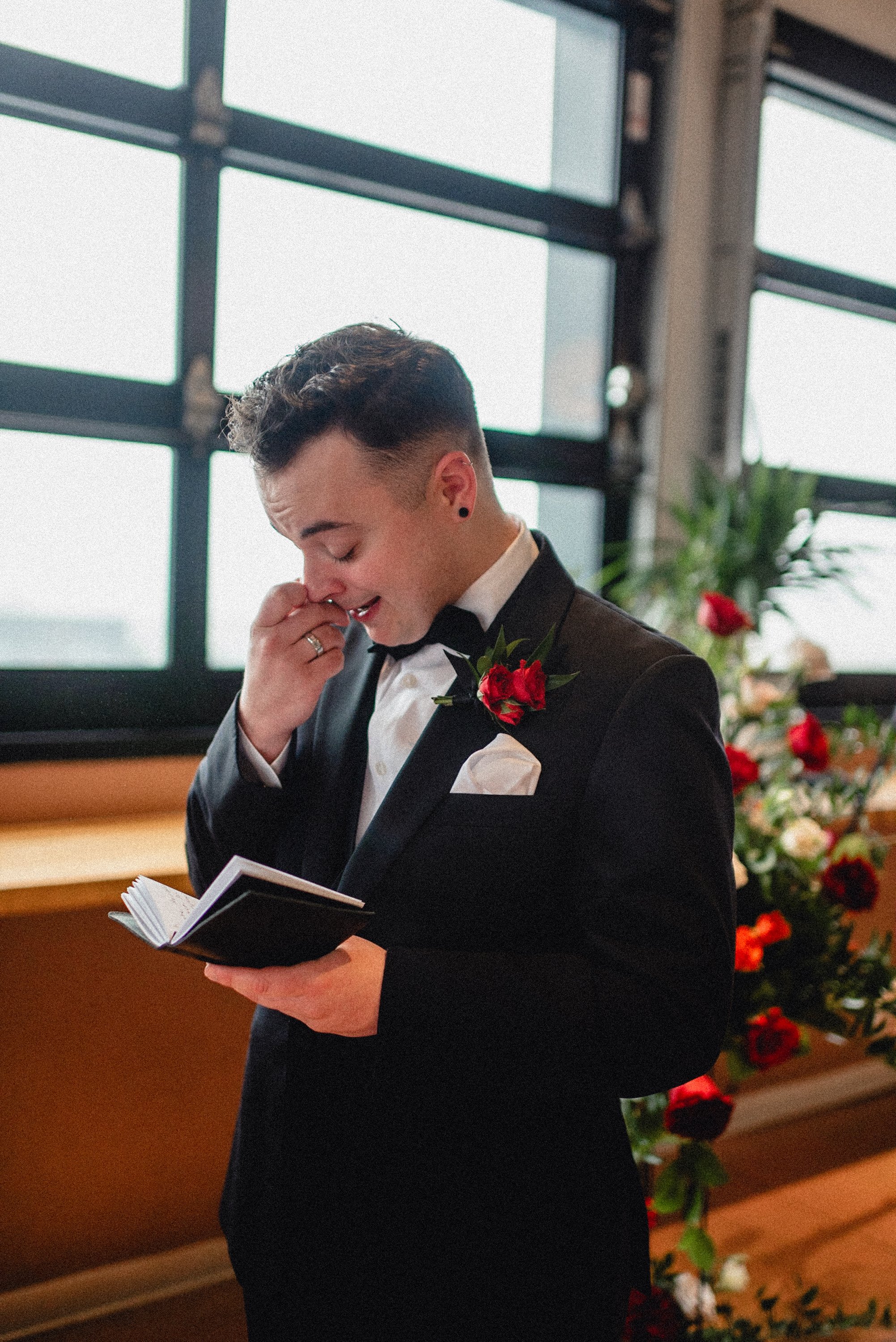 Requiem Images - LGBTQ Pittsburgh PA WV Elopement Wedding Photographer - Randy Zach Tryp Hotel Rooftop Micro Wedding -19.jpg