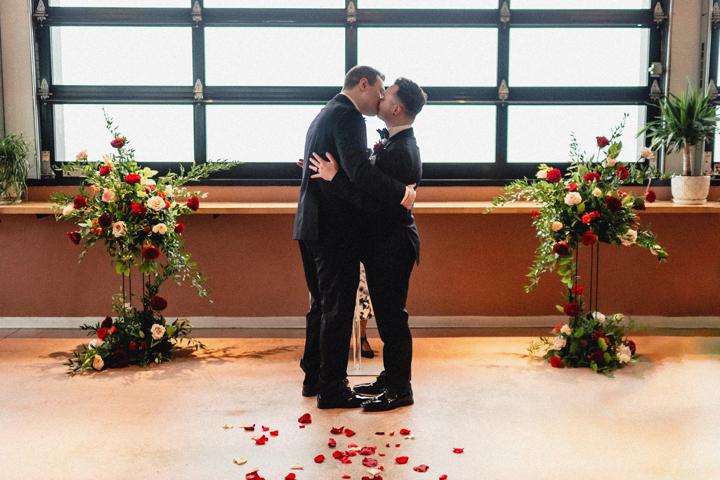 Requiem Images - LGBTQ Pittsburgh PA WV Elopement Wedding Photographer - Randy Zach Tryp Hotel Rooftop Micro Wedding -22.jpg