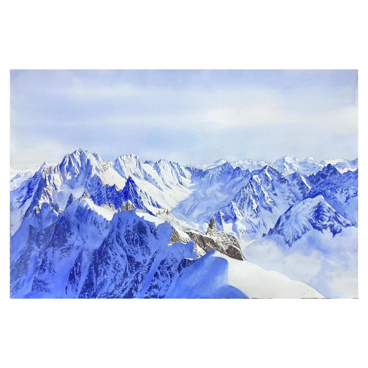 I was off piste, lost in the woods for a while here. But mini Chamonix, you are free to go to your new home. You were formidable&hellip; unrelenting in sharing your light patterns and rocky shapes. Your colors were deceptively difficult. Only fair th