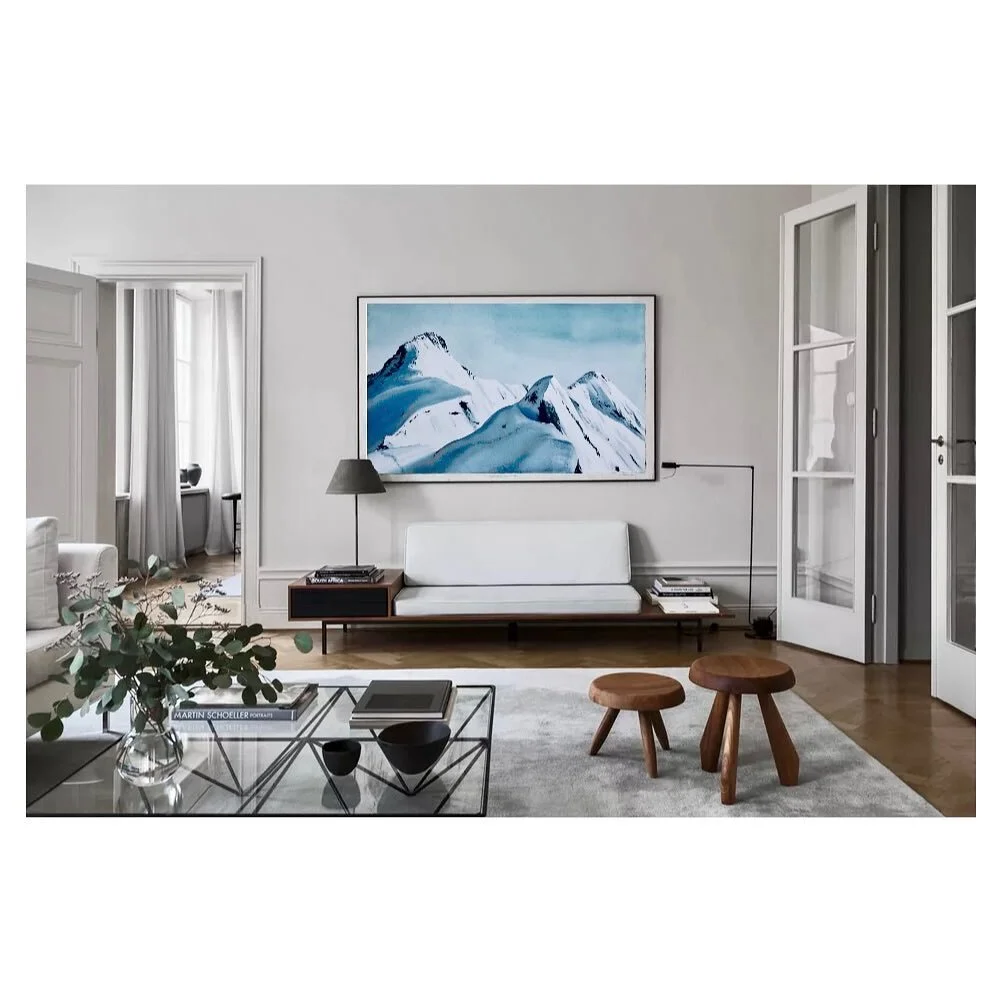 If you don&rsquo;t have a 🏔 view out your window, might as well make one inside 

#watercolor