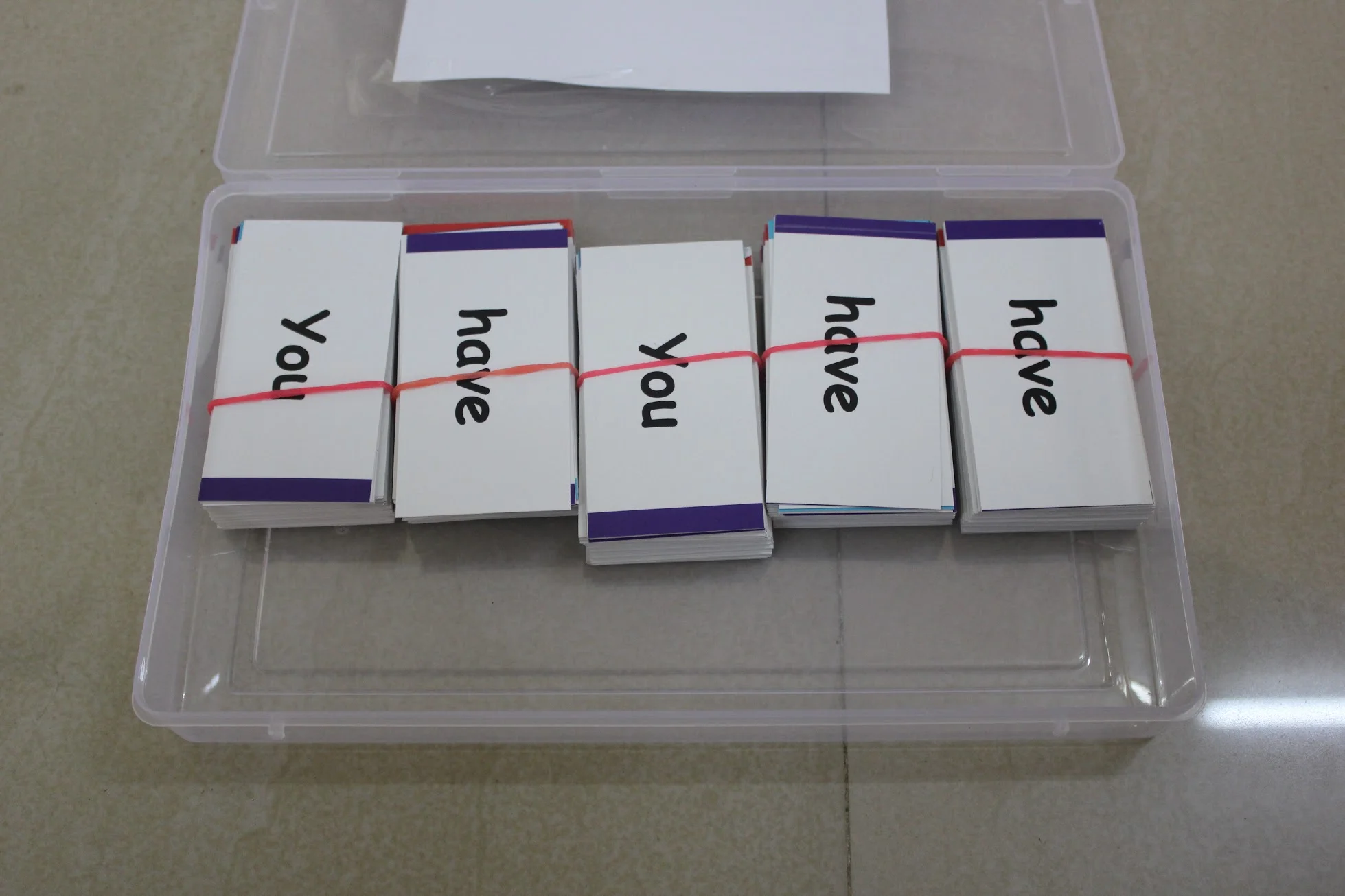 Color-coded sentence builder
