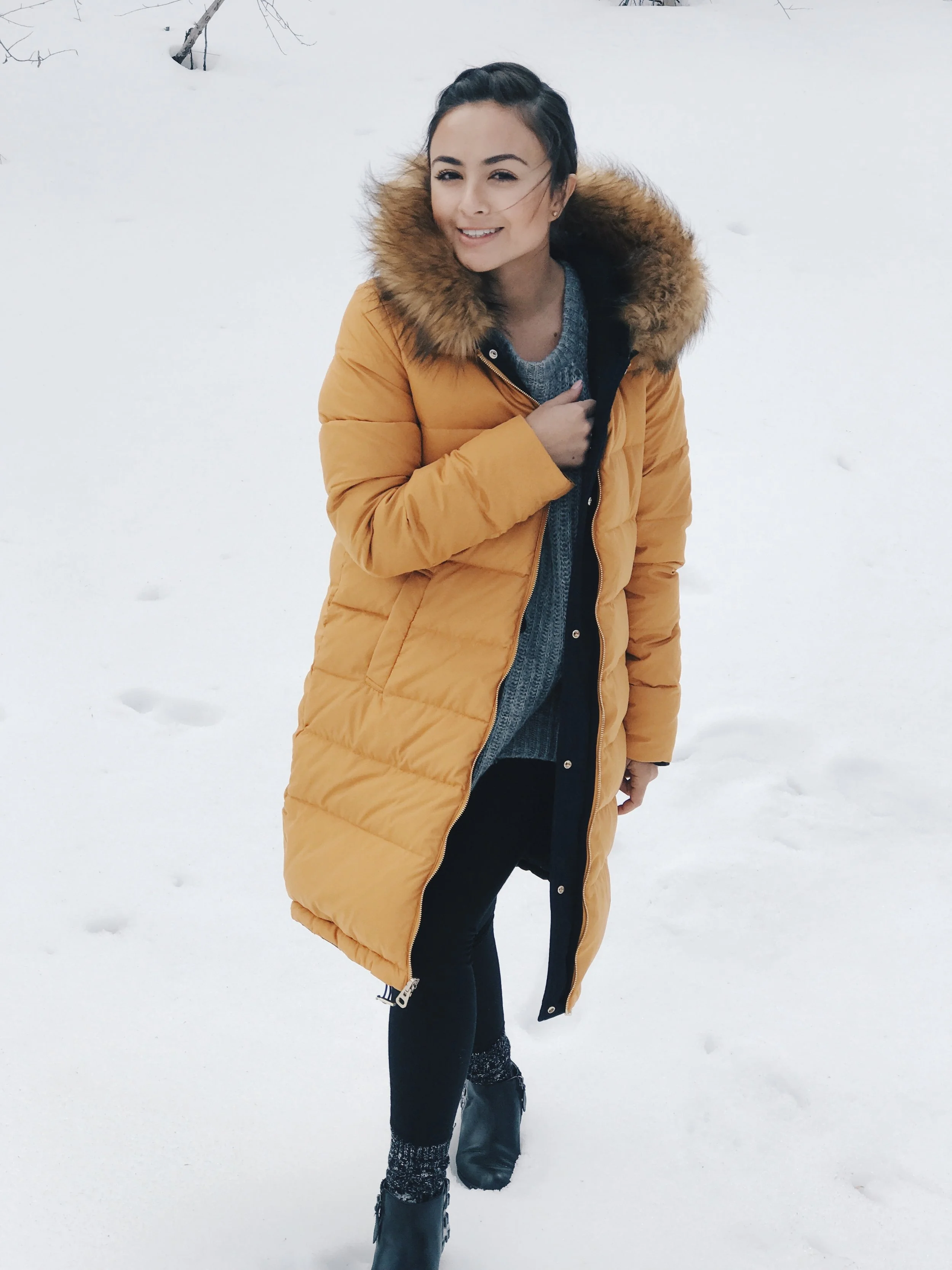 mustard puffer jacket zara