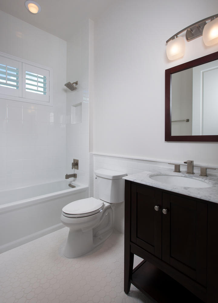 Bathroom in Pearl Street Cottage New Construction by Nease