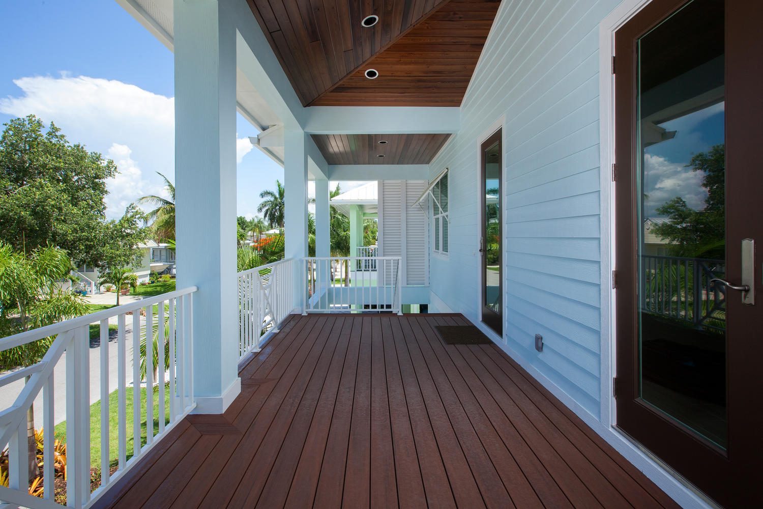 Porch in Pearl Street Cottage New Construction by Nease