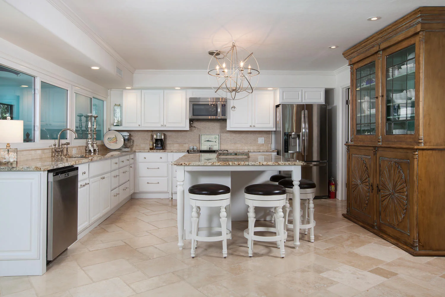 5245 Williams Drive Kitchen Before and After Renovation