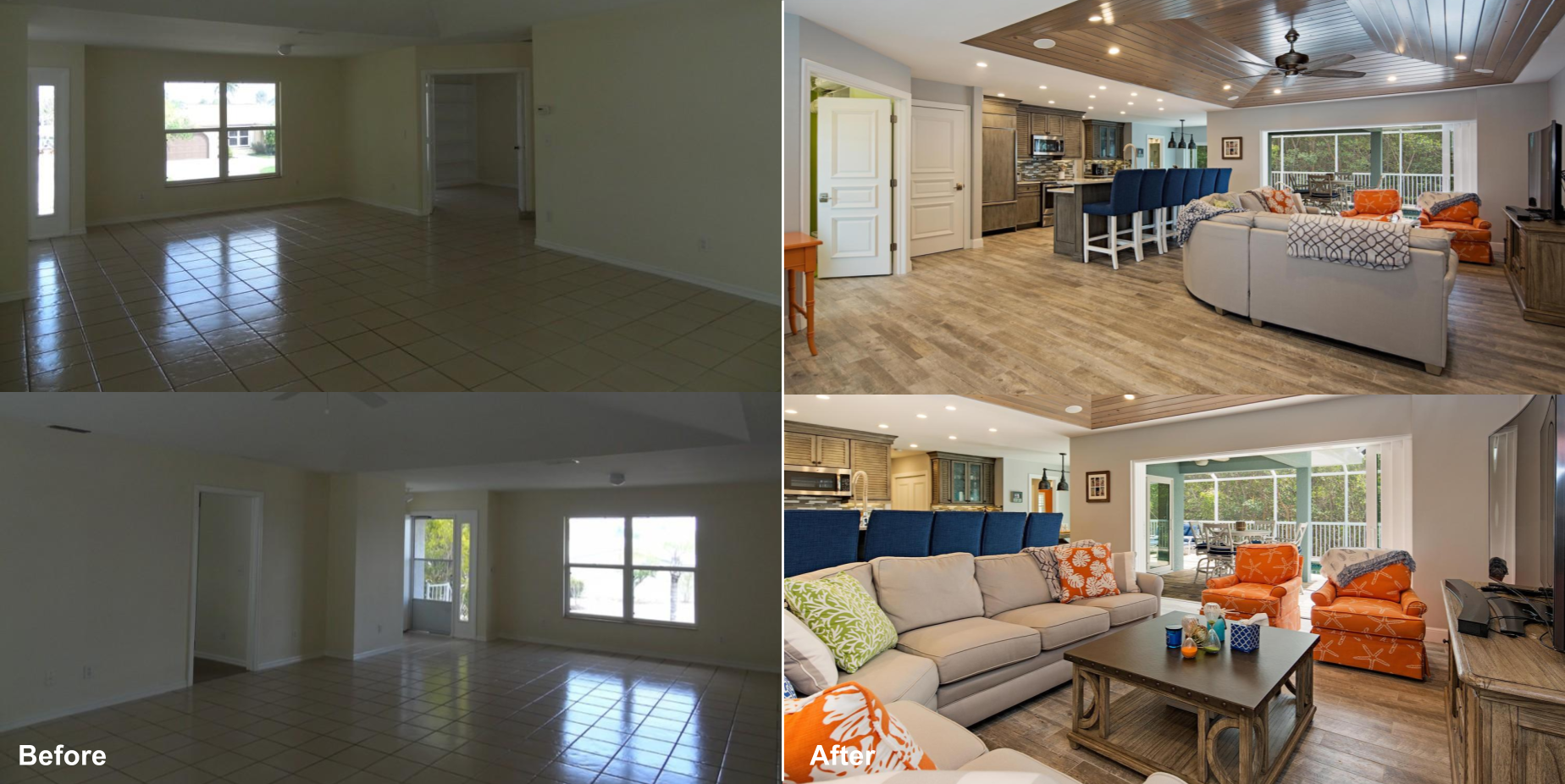 16 Fairview Great Room %2F Kitchen Before and After.png