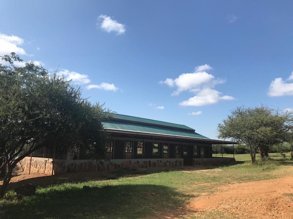 The recently completed genomics lab at Mpala.