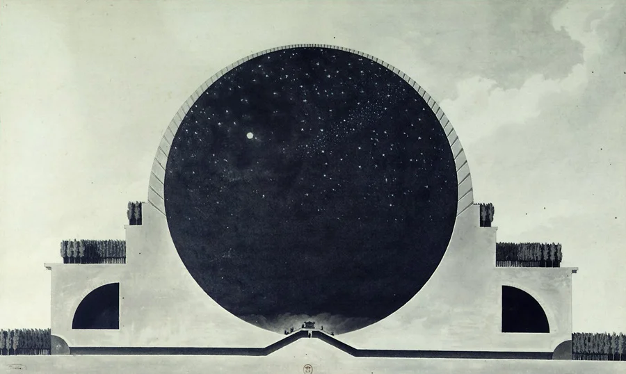 Etienne Louis Boullé, Newton Memorial, 1784