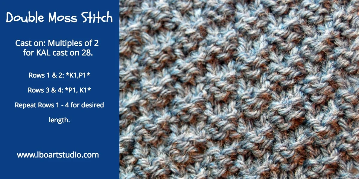 irish moss knitting pattern