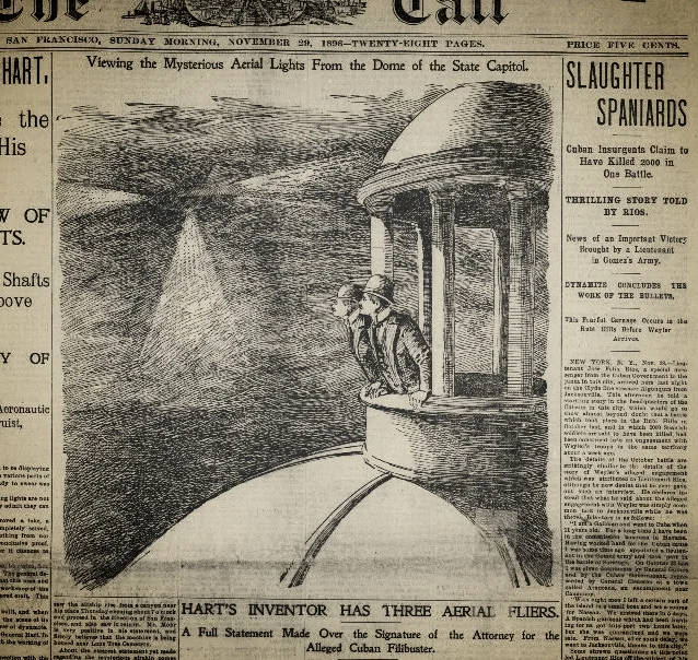 The San Francisco Call , 29 Nov. 1896, clearly engaging in Yellow Journalism, via Chronicling America