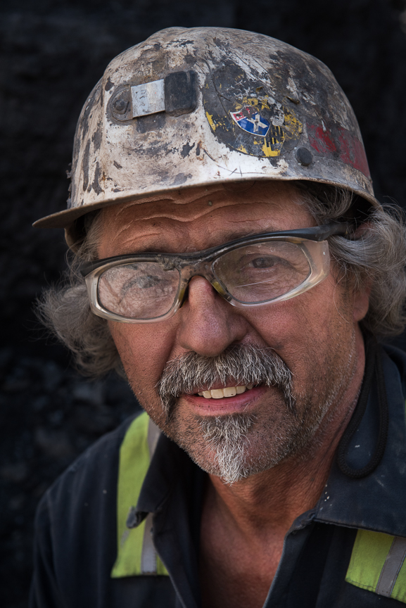Coal Miner Russ Lambert, 61, of Berlin, Pa., who has been mining for over 37 years, poses for a portrait on May 18, 2017 in Friedens, Somerset, Pa. Lambert, a shift foreman, who previously has been mining in Corsa's Quecreek Mine will be working in Corsa's new mine, the Acosta Deep Mine. Justin Merriman for The Wall Street Journal