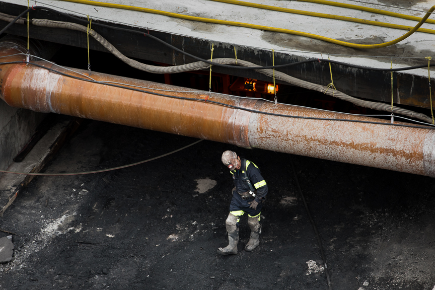 A coal miner works at Corsa Coal's Acosta Deep Mine on June 8, 2017 in Friedens, Pennsylvania. Justin Merriman /Getty Images
