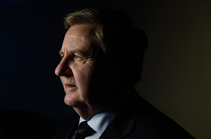  Rick Saccone, a Republican state lawmaker running for a US House seat in Pennsylvania's 18th Congressional District is photographed in his office on February 8, 2018 in Canonsburg, Pa.  