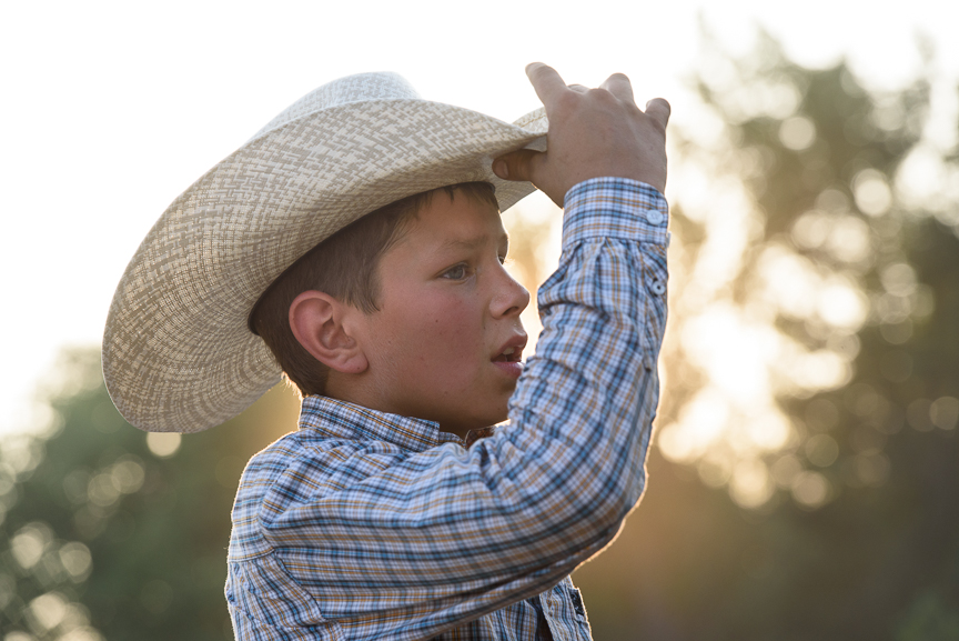  Jack Loughner, 13, of Ligonier, Pa., rides his horse in a paddock as he prepares for the team roping competition at the Fort Armstrong Championship Rodeo on Friday, July 13, 2018 at the Crooked Creek Horse Park in Ford City, Pa. 