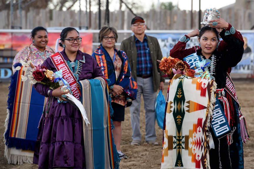  Miss Northern Navajo is crowned at the Shiprock Northern Navajo Nation Fair on October 5, 2018 in Shiprock, New Mexico.  
