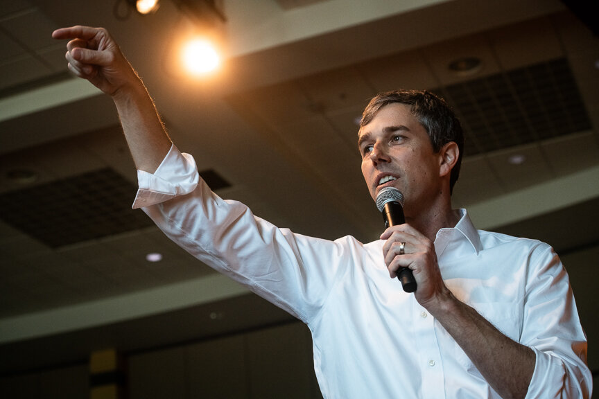  Beto O’Rourke, the former three-term Texas congressman and Senate hopeful, campaigns at Penn State University a week into his presidential bid on Tuesday, March 19, 2019 in State College, Pa. O’Rourke’s stop in Pennsylvania follows visits to Ohio, W