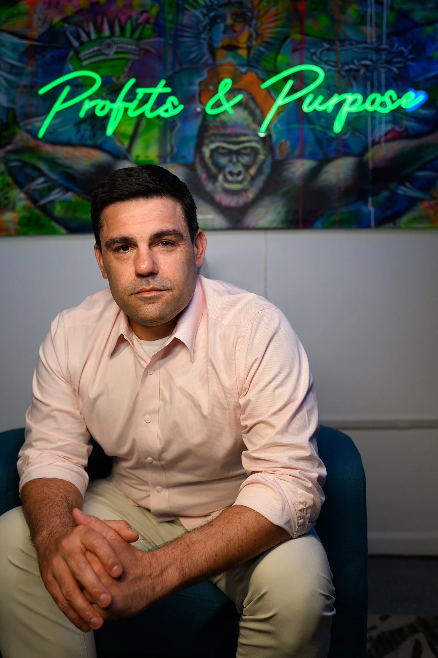  Toby Rice, CEO of Pittsburgh-based EQT Corp., the largest natural gas producer in the U.S., in his office in Carnegie, Pa. 