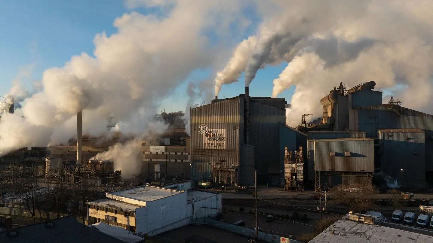 Steam rises above U.S. Steel&rsquo;s Edgar Thomson Works on an early morning in Braddock, Pa. 

Days after ordering a national security review of Nippon Steel&rsquo;s $14 billion bid for U.S. Steel and renewing speculation that the deal could be revi