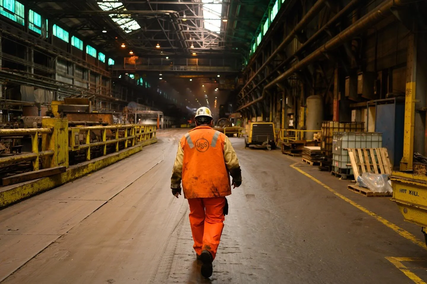 Steel moves through the country&rsquo;s oldest hot mill as it has at the U.S. Steel Irvin Works plant for nearly 90 years. On Monday, President Donald Trump ordered a new national security review of Japanese company Nippon Steel&rsquo;s proposed bid 