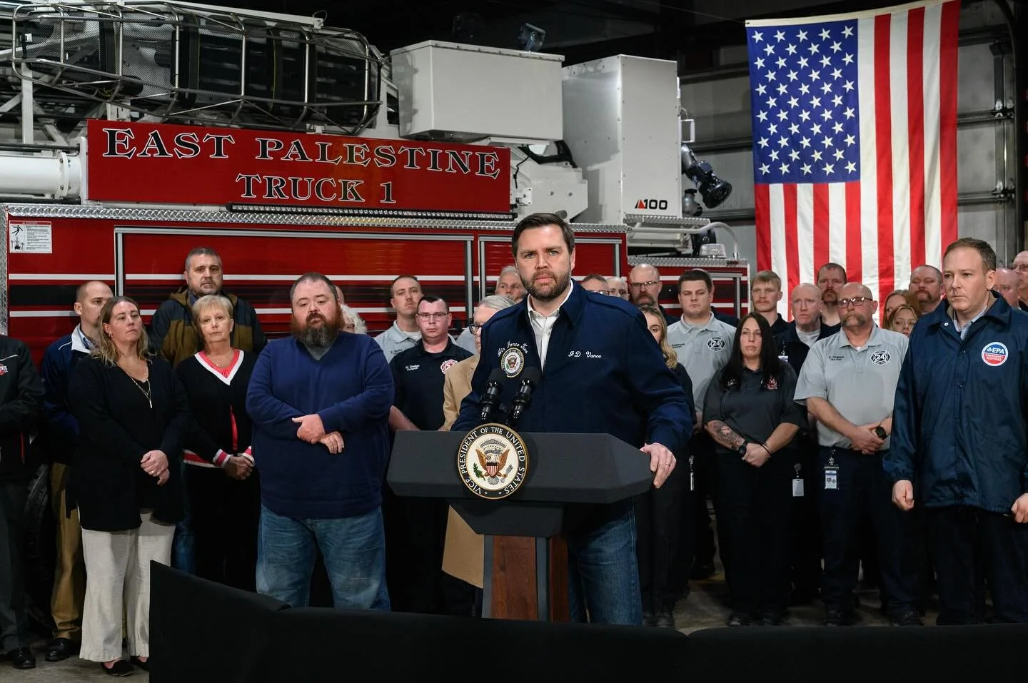 On the second anniversary of the toxic train derailment in East Palestine, Vice President J.D. Vance visits the community he once represented as a senator from Ohio, promising they would &ldquo;not be forgotten.&rdquo; 

On Feb. 3, 2023, an overheati