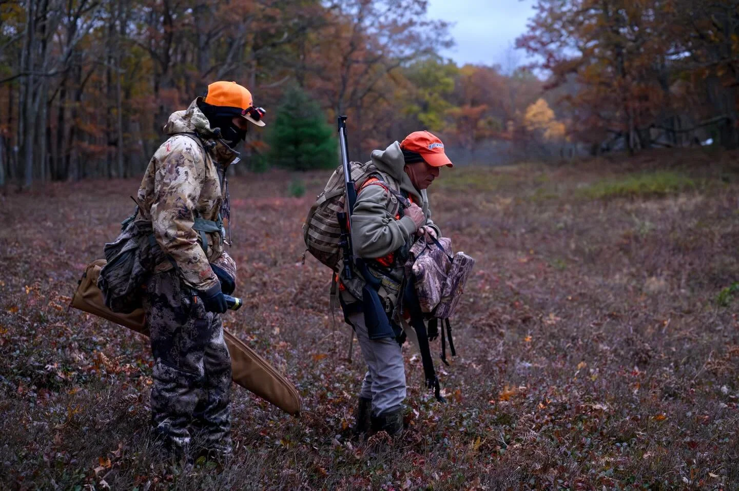Scenes from a Pennsylvania bear hunt; David Cunningham and his son, Matthew, prepare for muzzleloader bear season in Potter County, Pa. For the pair, the hunt is a shared tradition rooted in family, connection to the land and a way of life passed fro