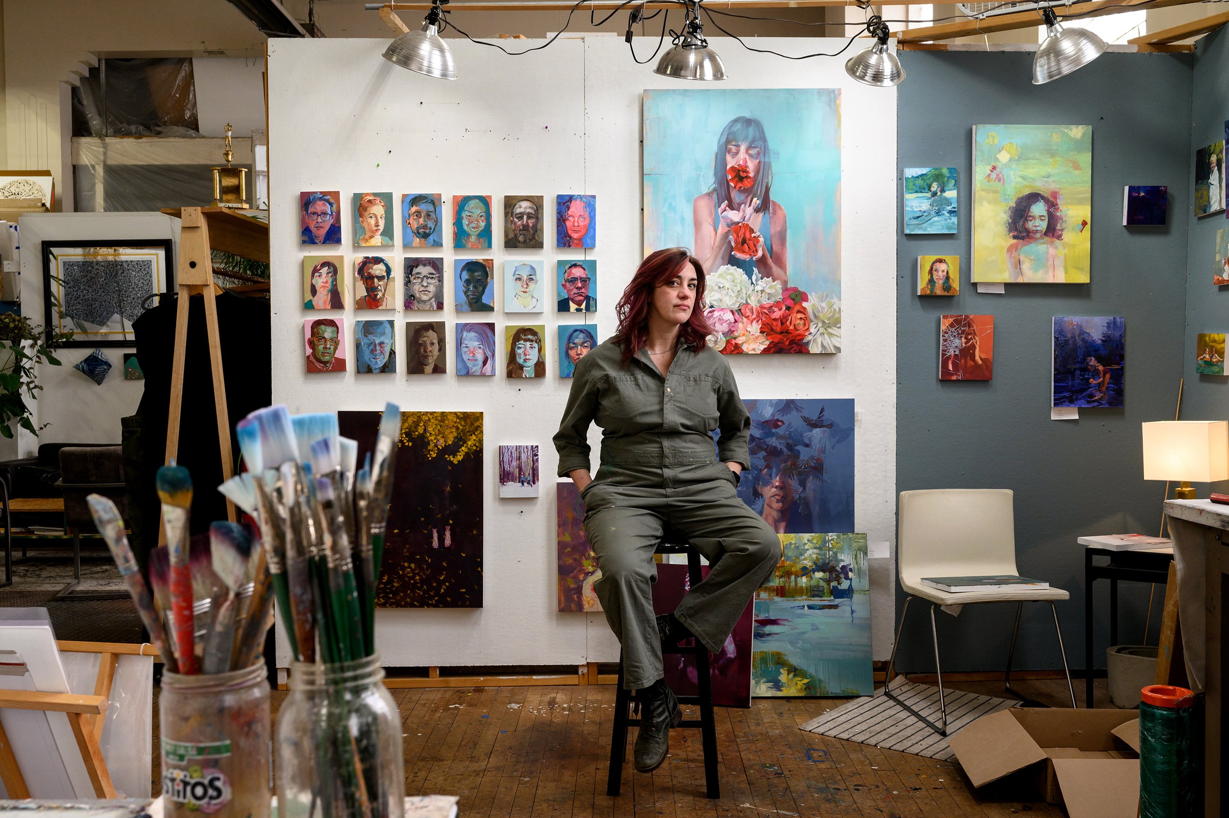  Artist Annie Heisey, Lawrenceville, Pa.  