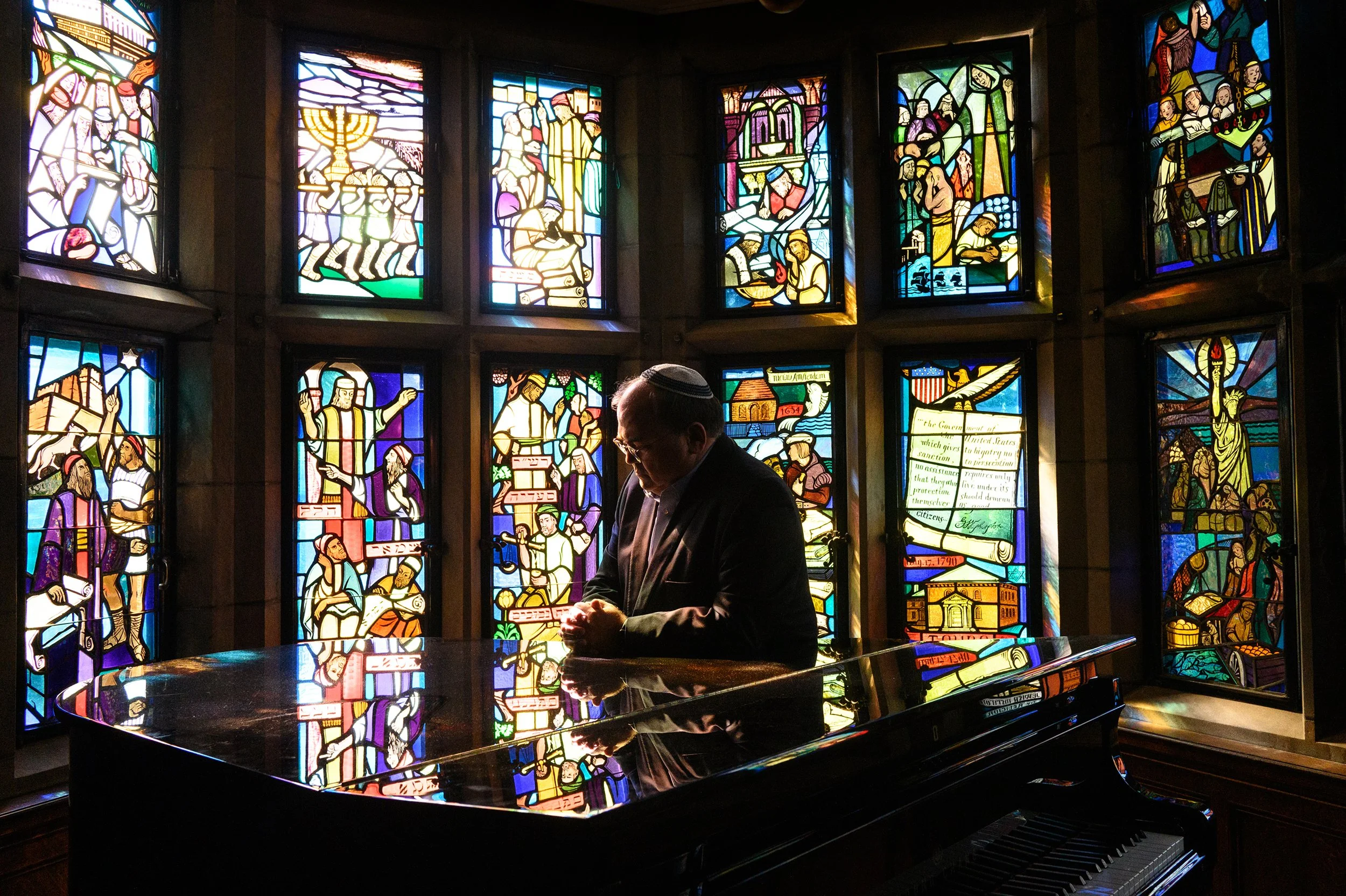  Rabbi Daniel Fellman of Temple Sinai in Pittsburgh’s Squirrel Hill neighborhood.  
