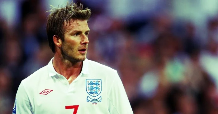 Lord David Beckham (Right foot not shown)
