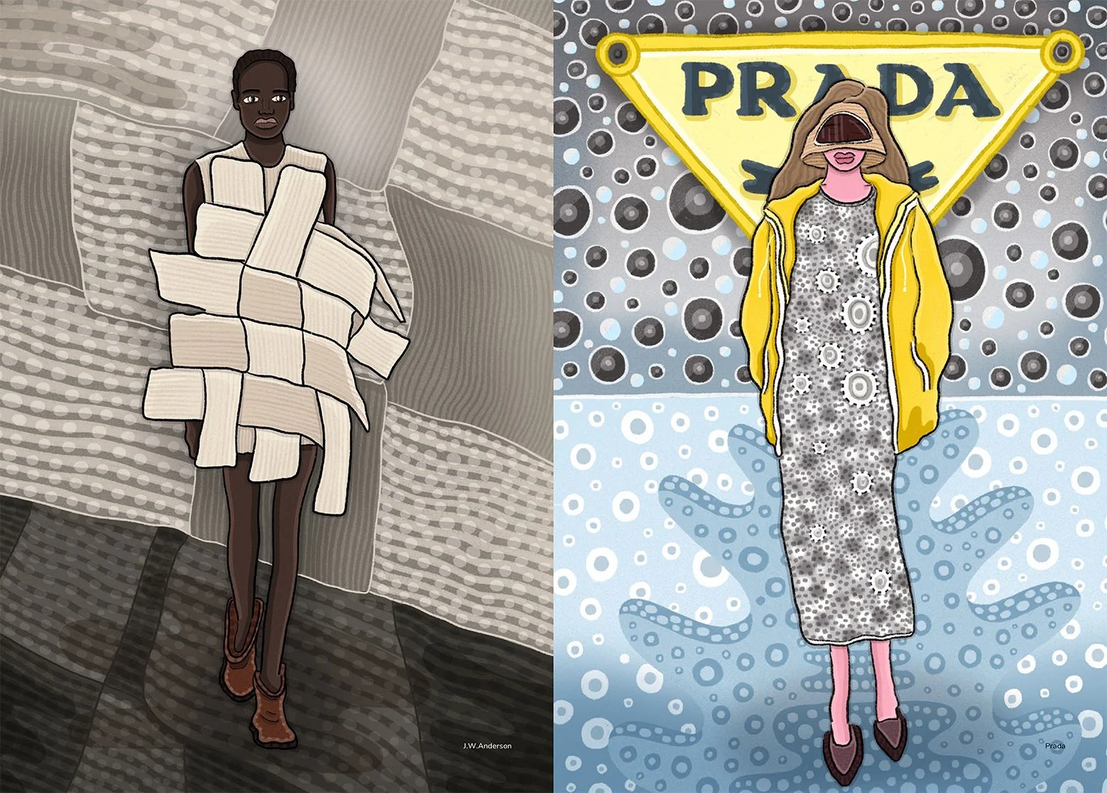 Cyte Magazine fashion illustration, fashion illustration Germany, editorial illustration fashion, Cyte Magazine Issue 15, visual storytelling fashion, fashion magazine Germany, fashion illustrator editorial