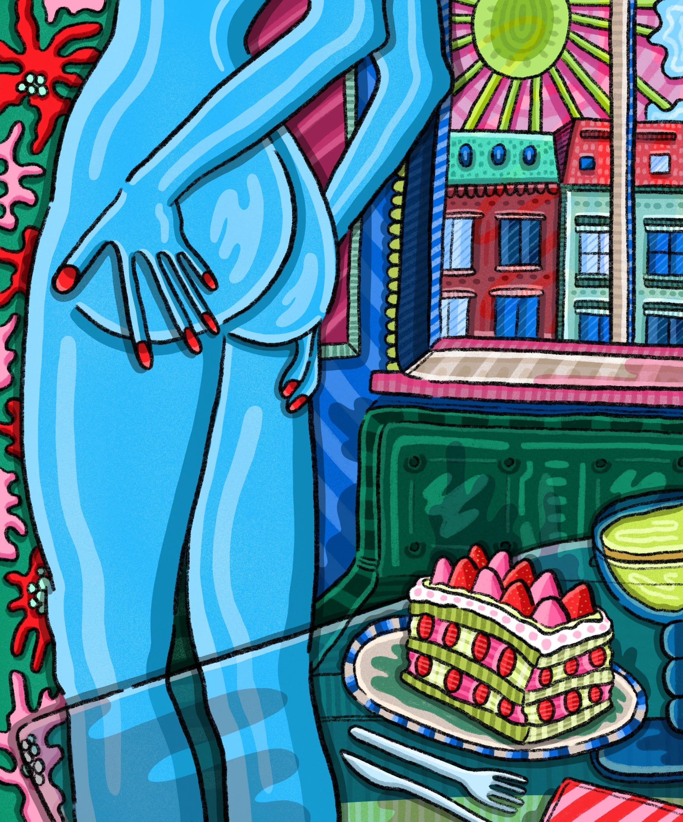 Kaffe & Kuchen – Art Print