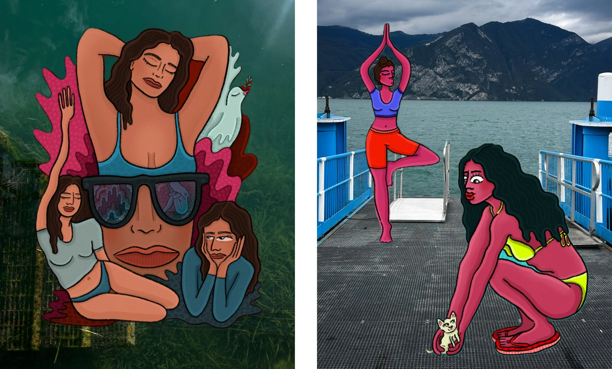 photography, drawing, painting, illustration, mixed media, experimental art, visual storytelling, contemporary illustration, fine art illustration, artistic process, collage style, conceptual artwork, visual language development