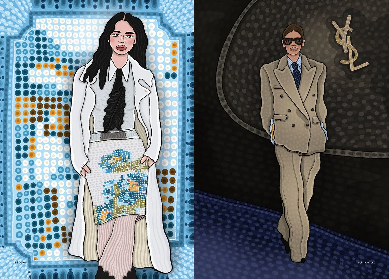 Cyte Magazine fashion illustration, fashion illustration Germany, editorial illustration fashion, Cyte Magazine Issue 15, visual storytelling fashion, fashion magazine Germany, fashion illustrator editorial