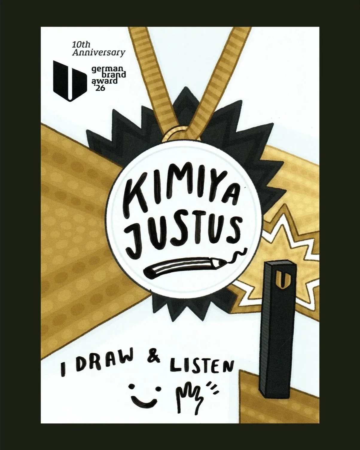 Kimiya-Justus-illustration-Live-Zeichnen-Event-Typografie-GermanBrandAward-Preisverleihung-Brand-Design-Medaille-Berlin-Drawing-2026