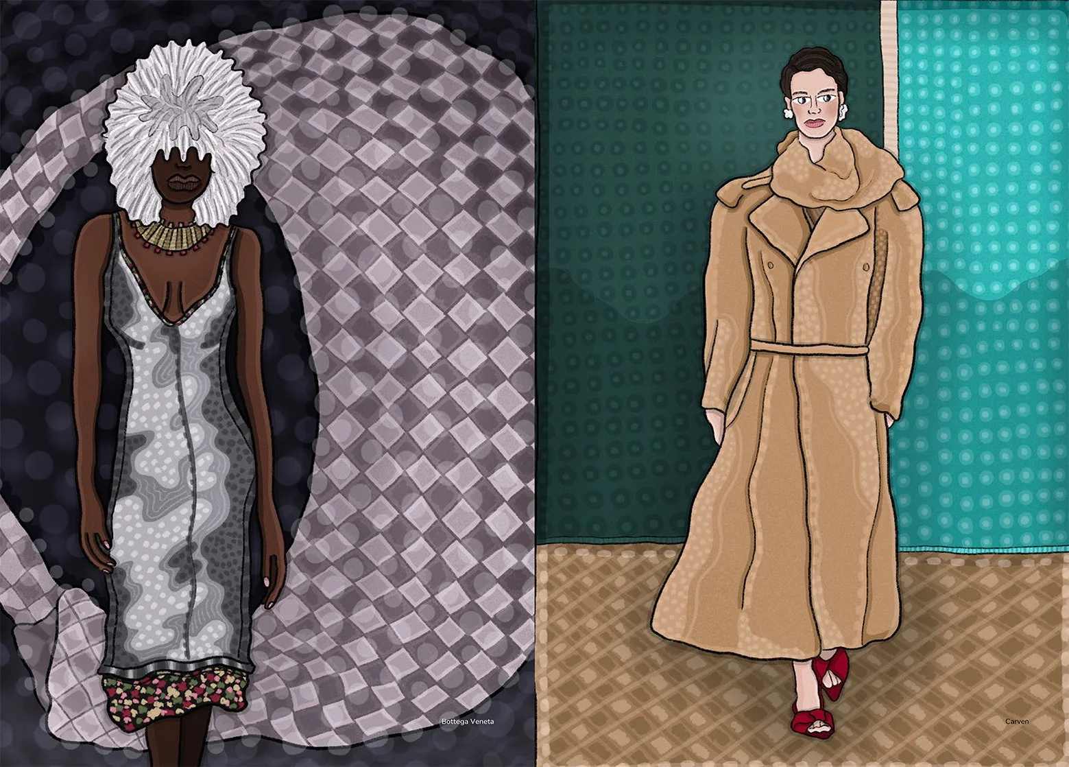 Cyte Magazine fashion illustration, fashion illustration Germany, editorial illustration fashion, Cyte Magazine Issue 15, visual storytelling fashion, fashion magazine Germany, fashion illustrator editorial