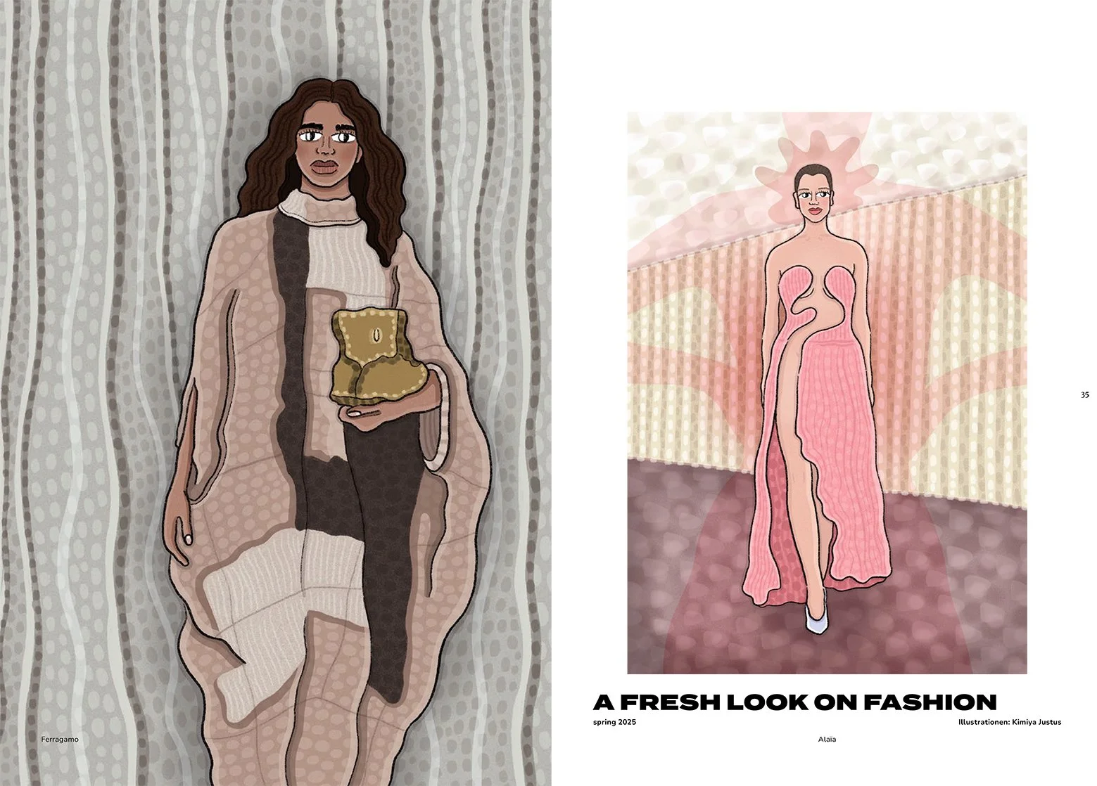 Cyte Magazine fashion illustration, fashion illustration Germany, editorial illustration fashion, Cyte Magazine Issue 15, visual storytelling fashion, fashion magazine Germany, fashion illustrator editorial