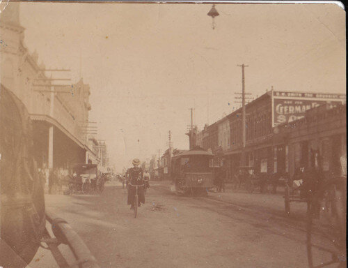 Santa Ana's 4th Street, 1890