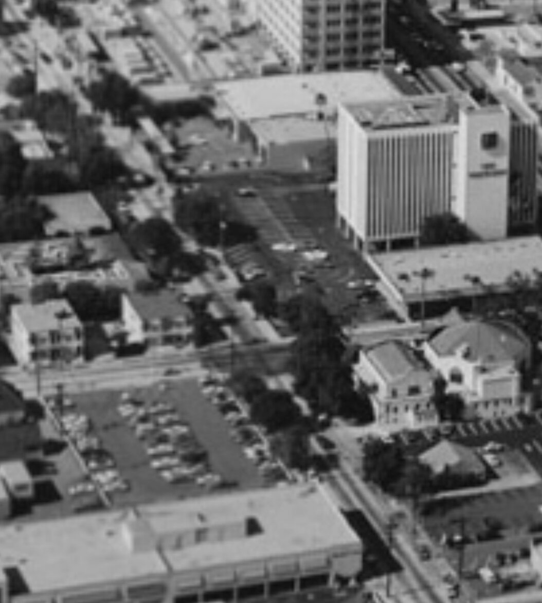 An aerial view of OCSA, 1970