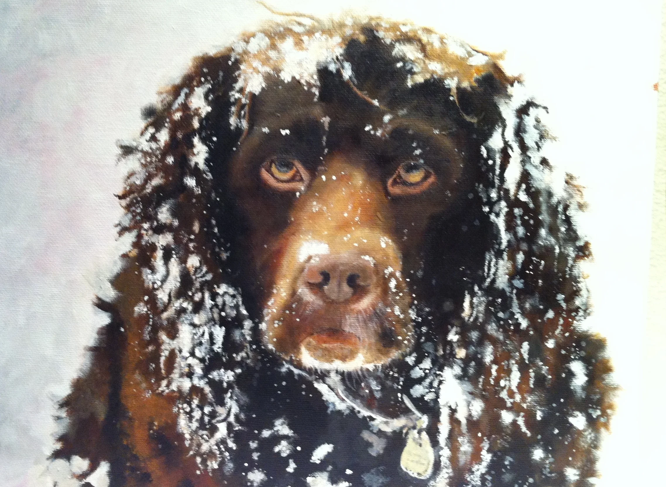 "Kate", Acrylic on Board - SOLD