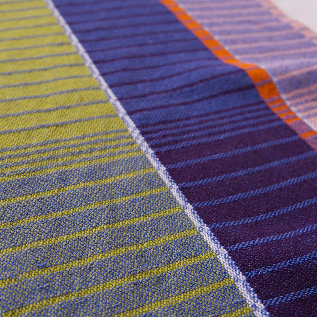 Linen Colorblock Towel in Cornflower Detail.jpg