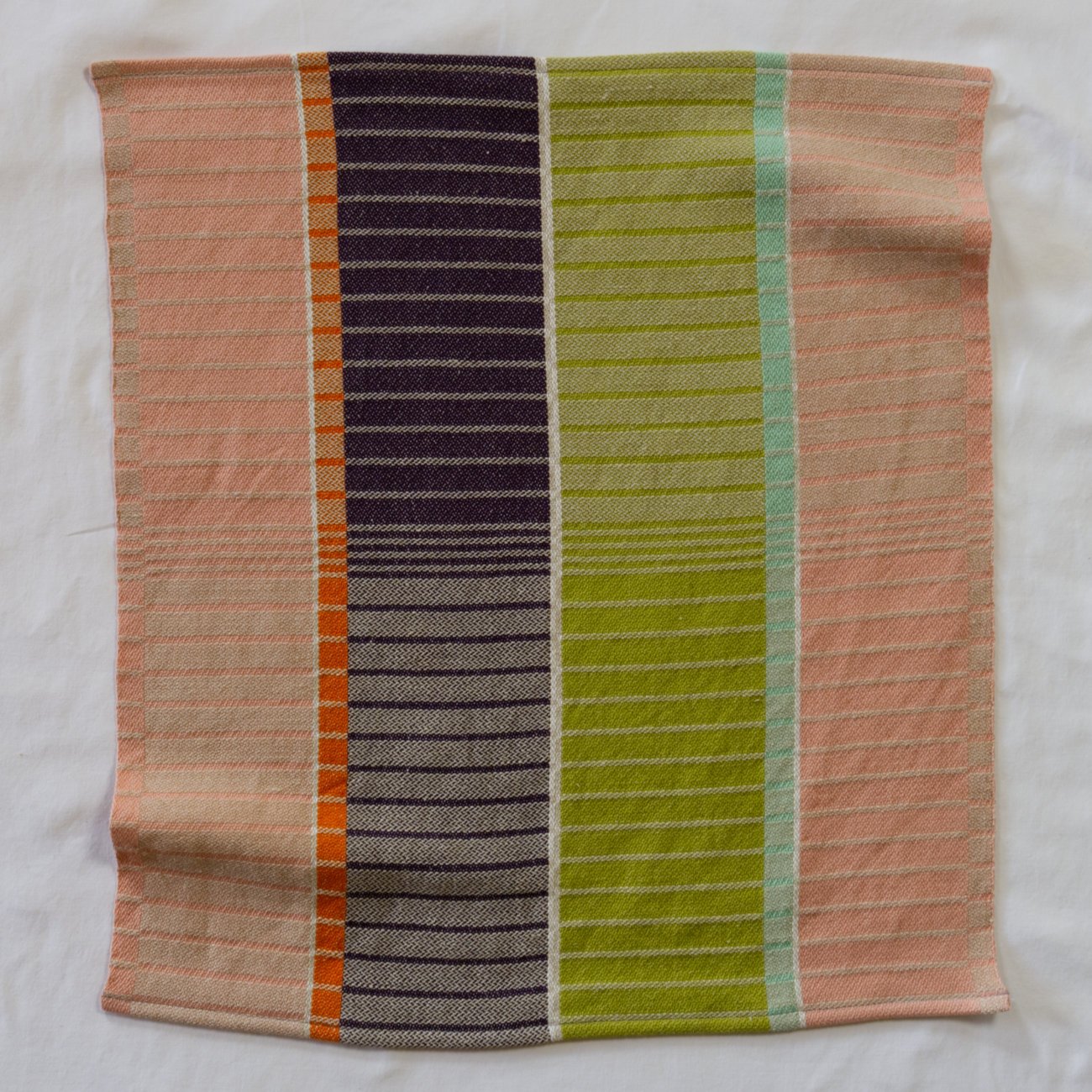 Linen Colorblock Towel in Naturel Front.jpg